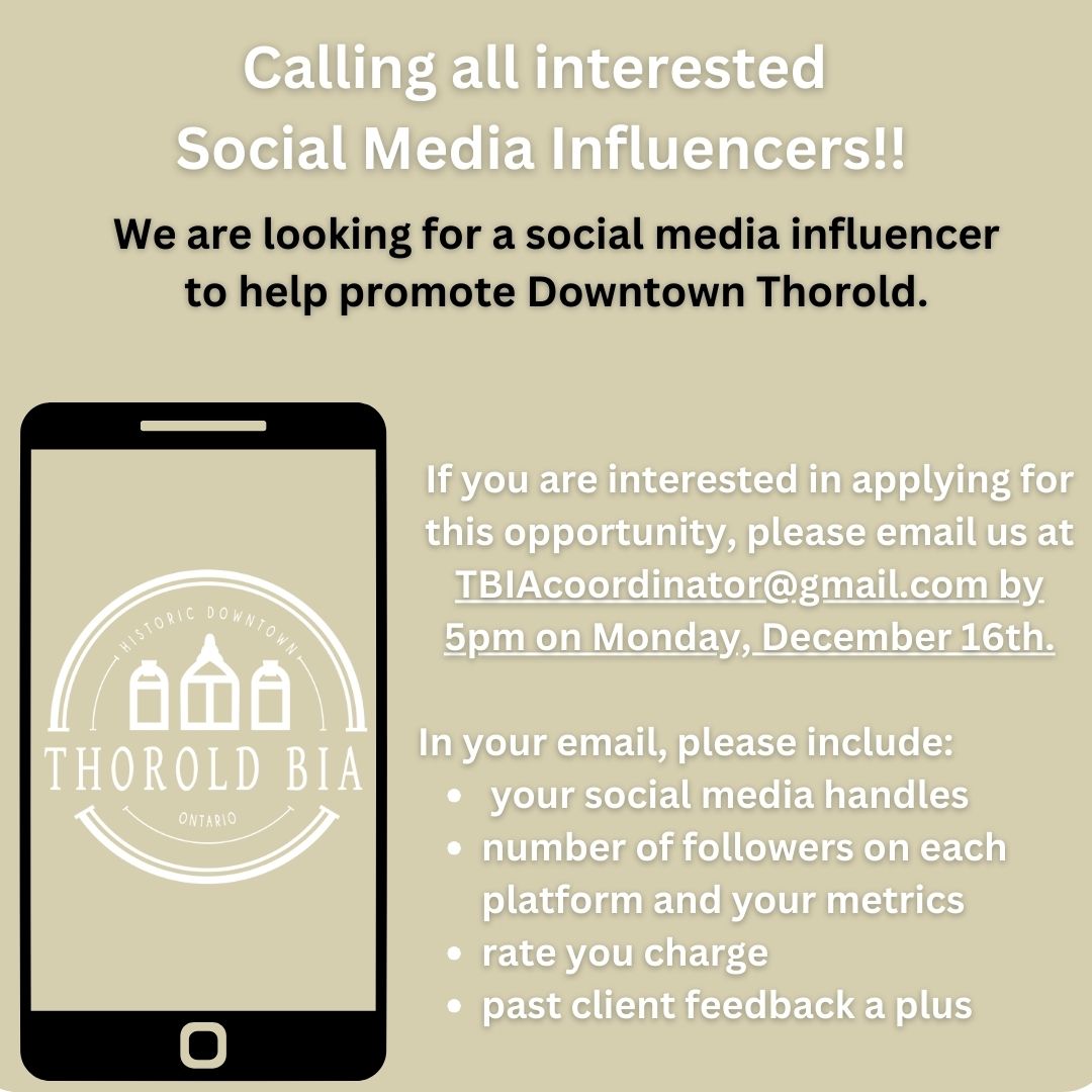 We are looking for a Social Media Influencer!